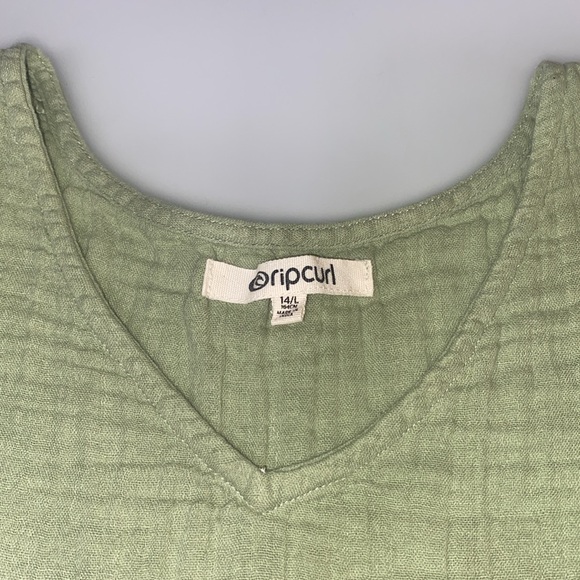 Rip curl surf girls L 100% cotton gauze dress - Picture 5 of 9